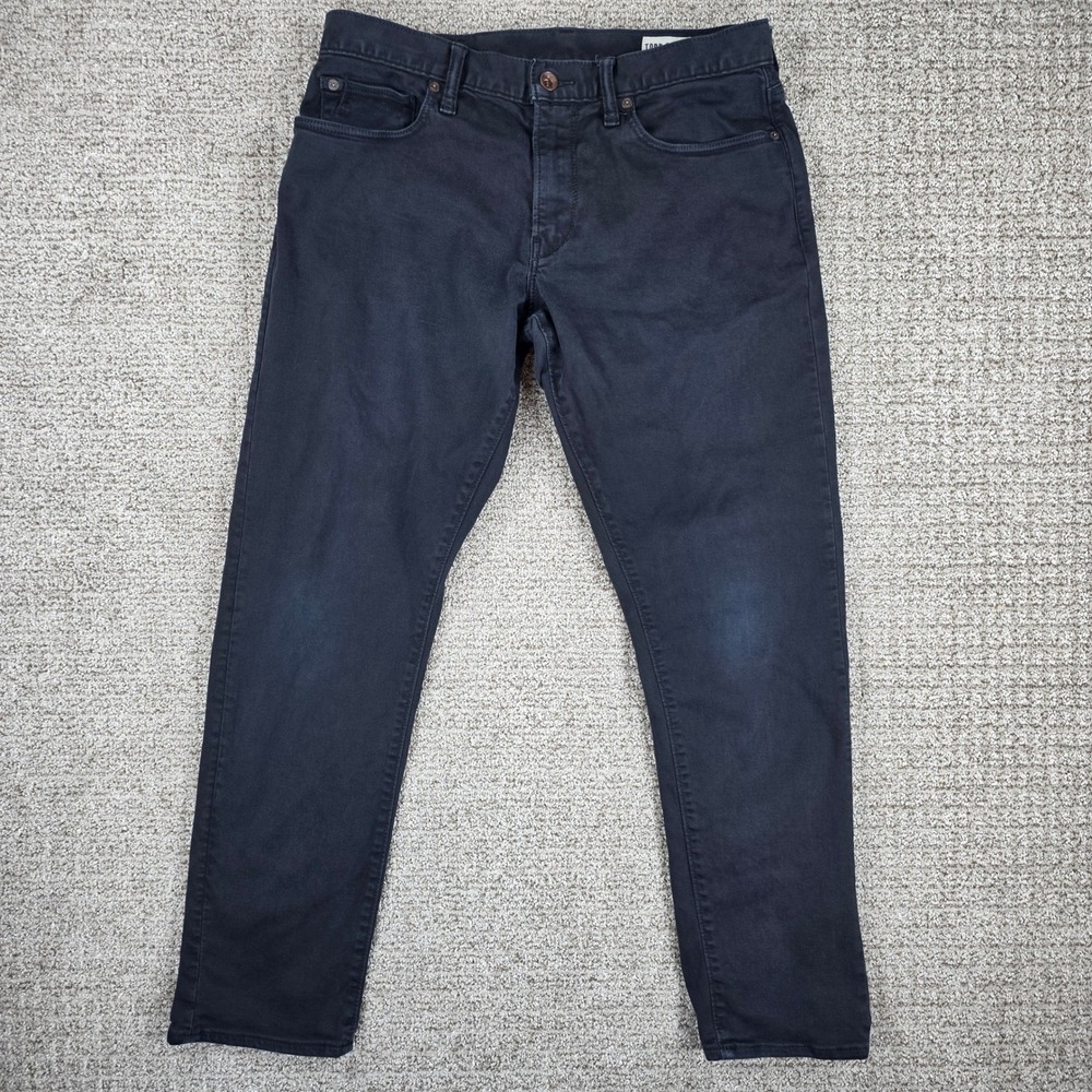 Todd Snyder Mens Stretch 5-Pocket Chino Pants‎ Black Size 31x30